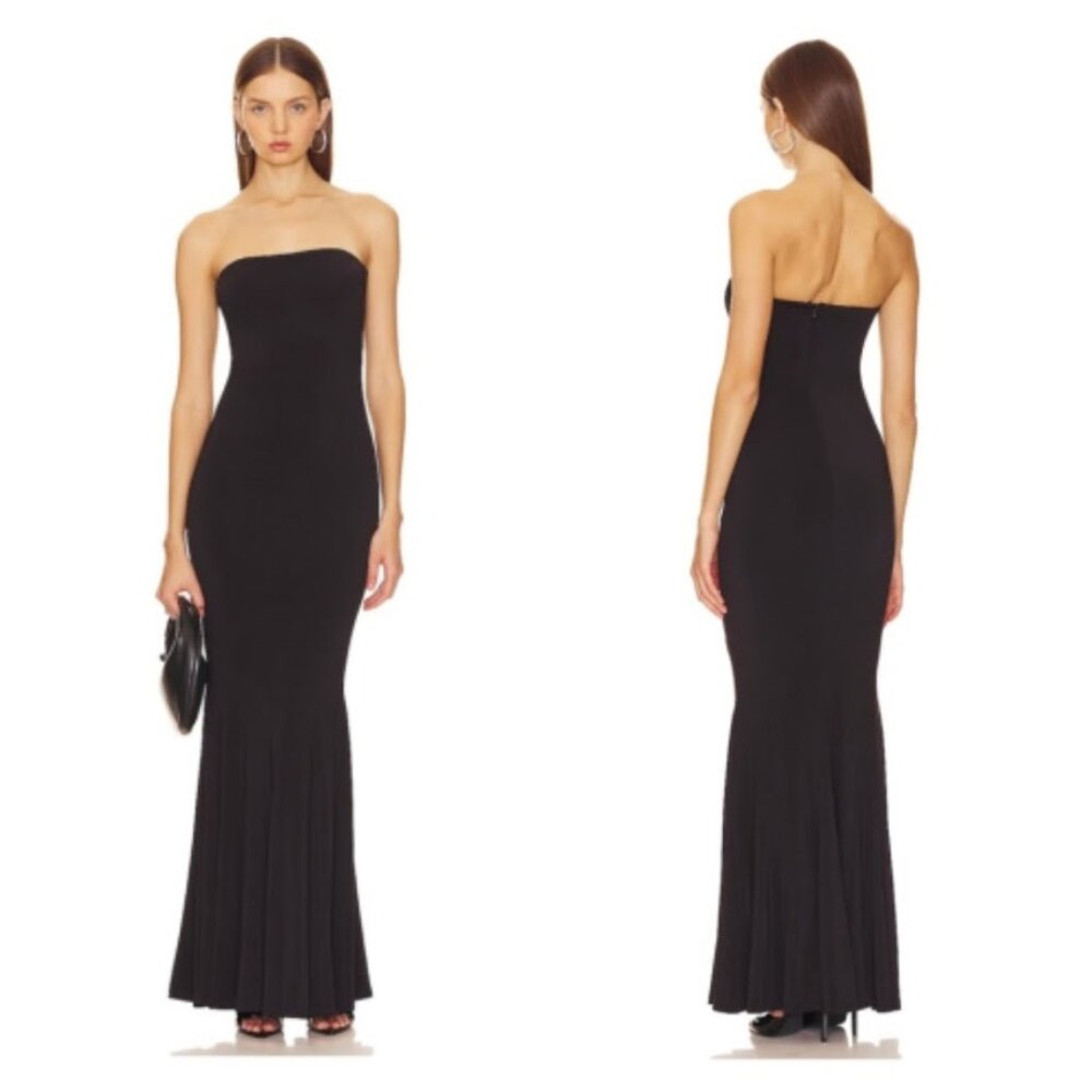 NWT Lovers and Friends Anja Dujakovi? Bex Strapless Gown SIze L